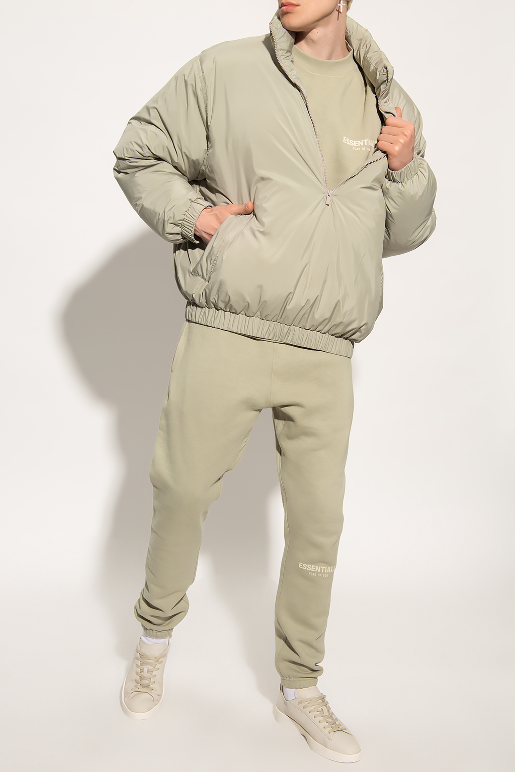 FEAR OF GOD ESSENTIALS QUILTED Sea Foam24時間以内発送